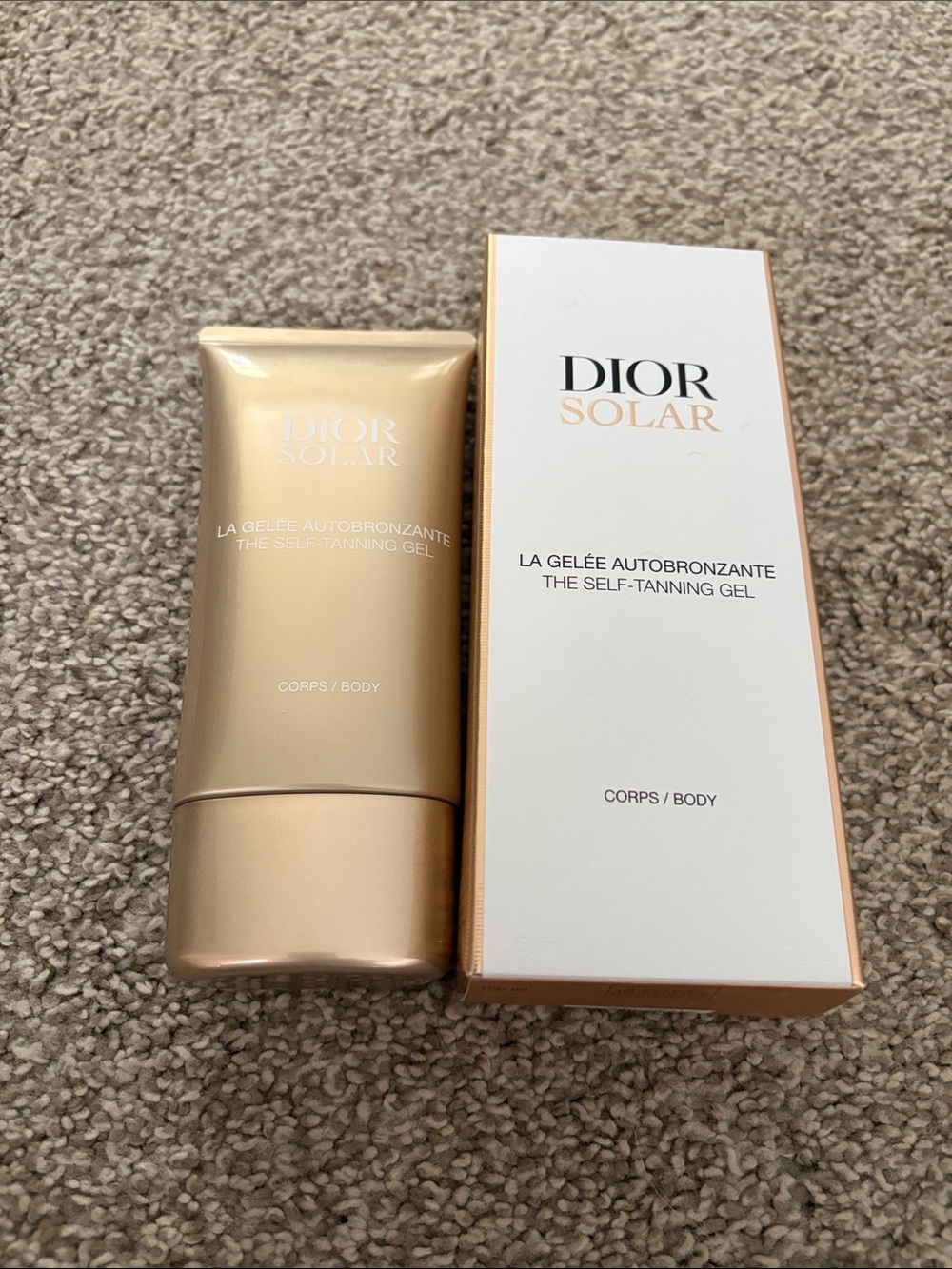 Dior Solar Self-Tanning Gel — Gold